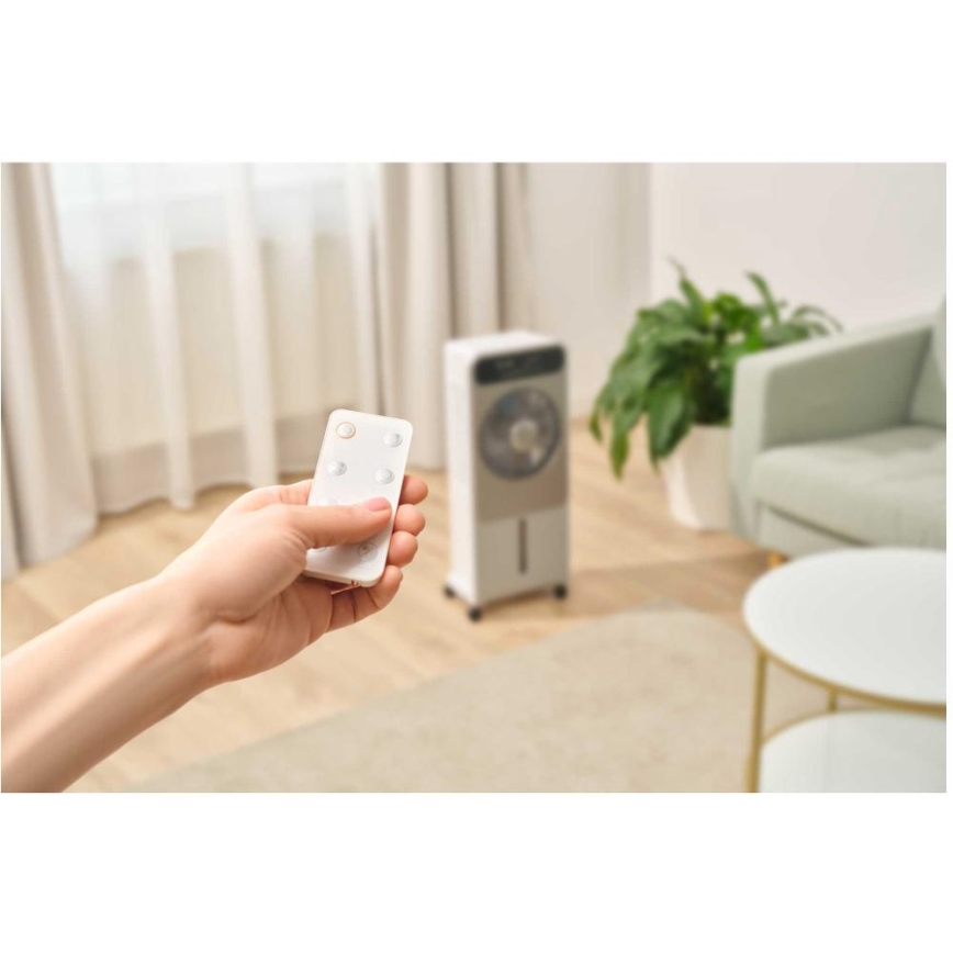 Sencor - Enfriador de aire móvil 28W/230V gris + control remoto