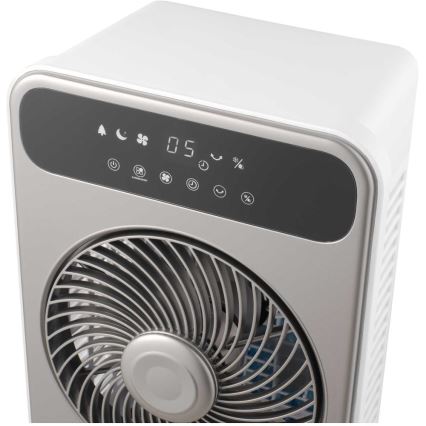 Sencor - Enfriador de aire móvil 28W/230V gris + control remoto