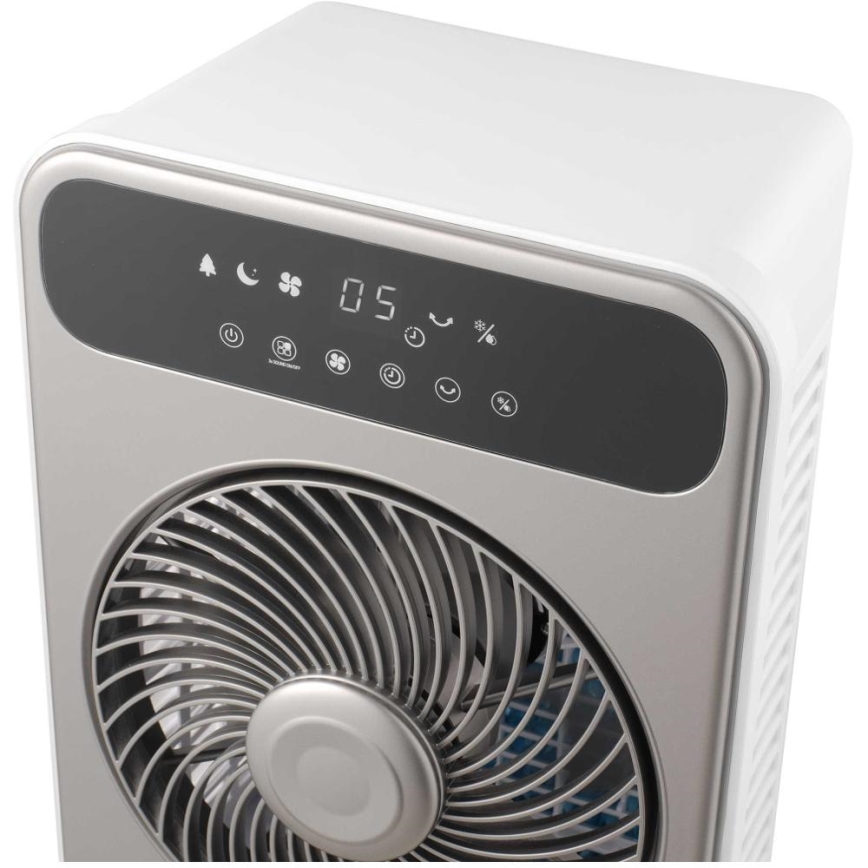 Sencor - Enfriador de aire móvil 28W/230V gris + control remoto