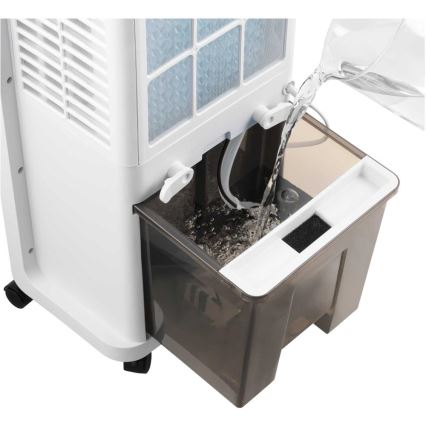 Sencor - Enfriador de aire móvil 28W/230V gris + control remoto