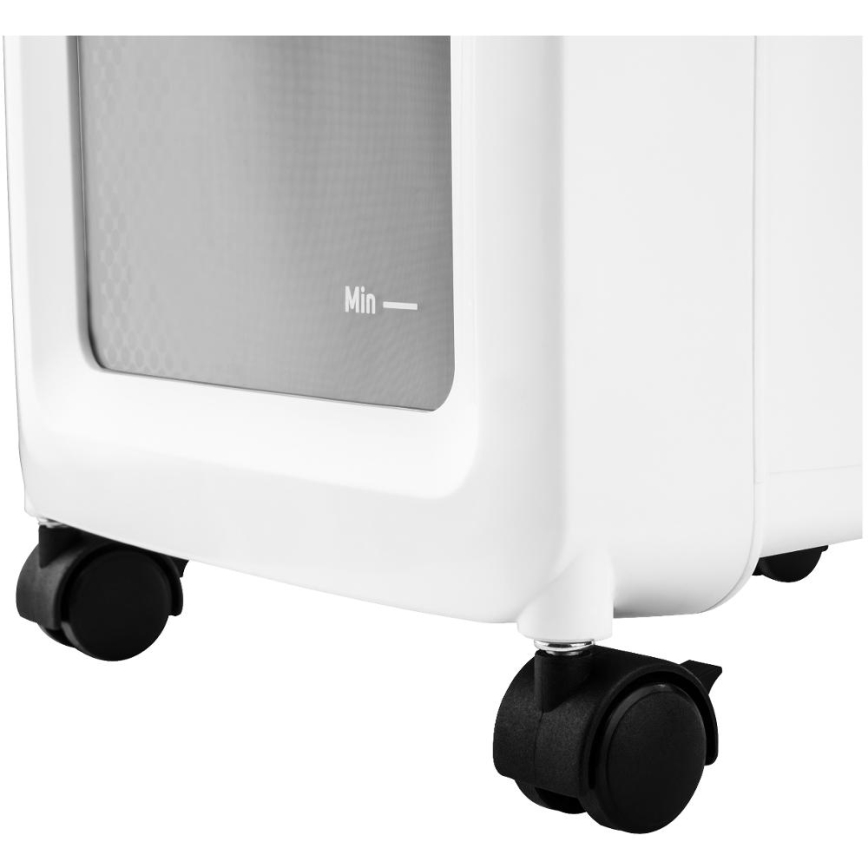 Sencor - Enfriador de aire portátil con pantalla LED 3en1 70W/230V blanco + control Remoto