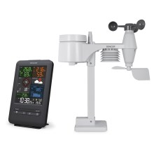 Sencor - Estación meteorológica profesional con pantalla en color y despertador 1xCR2032