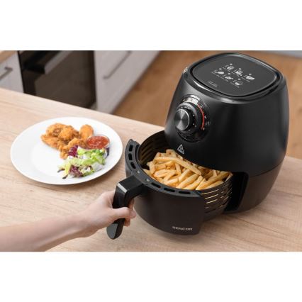 Sencor - Freidora de aire caliente 3,5 l 1300W/230V negro