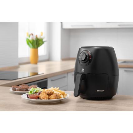 Sencor - Freidora de aire caliente 3,5 l 1300W/230V negro