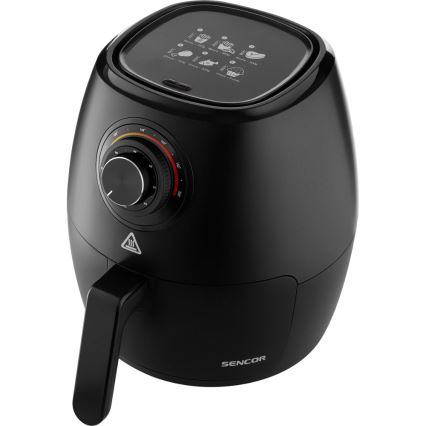 Sencor - Freidora de aire caliente 3,5 l 1300W/230V negro