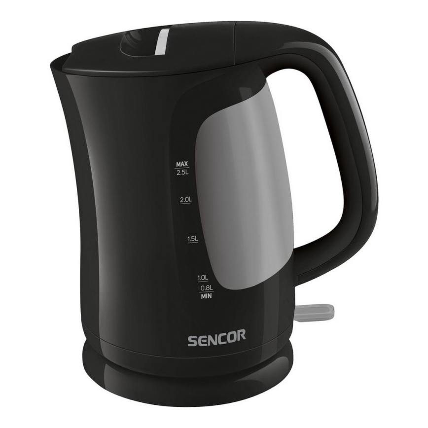 Sencor - Hervidor 2,5 l 2200W/230V negro