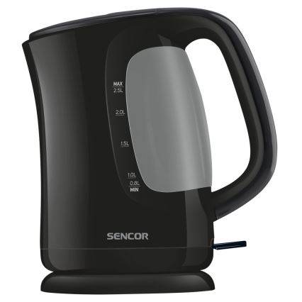 Sencor - Hervidor 2,5 l 2200W/230V negro