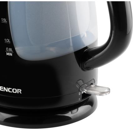 Sencor - Hervidor 2,5 l 2200W/230V negro