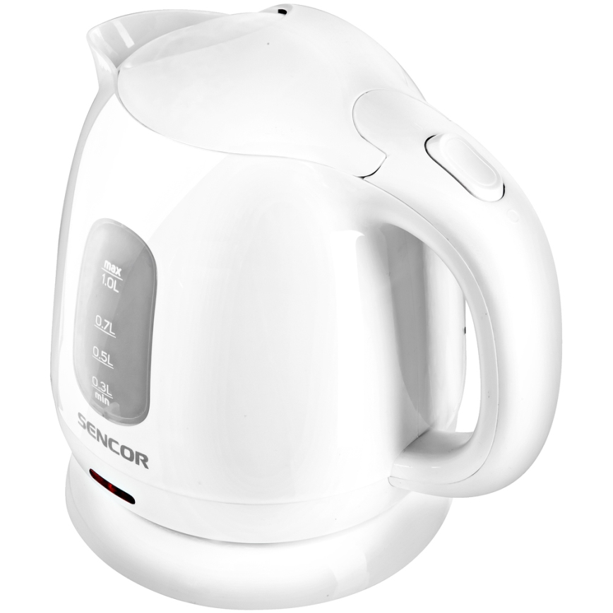 Sencor - Hervidor eléctrico 1 l 1100W/230V blanco