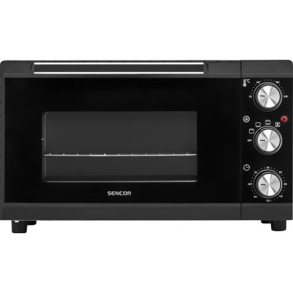 Sencor - Horno eléctrico 20 l 1650W/230V negro