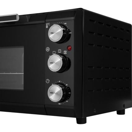 Sencor - Horno eléctrico 20 l 1650W/230V negro