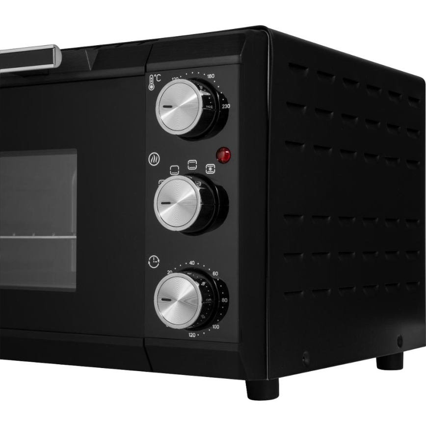 Sencor - Horno eléctrico 20 l 1650W/230V negro