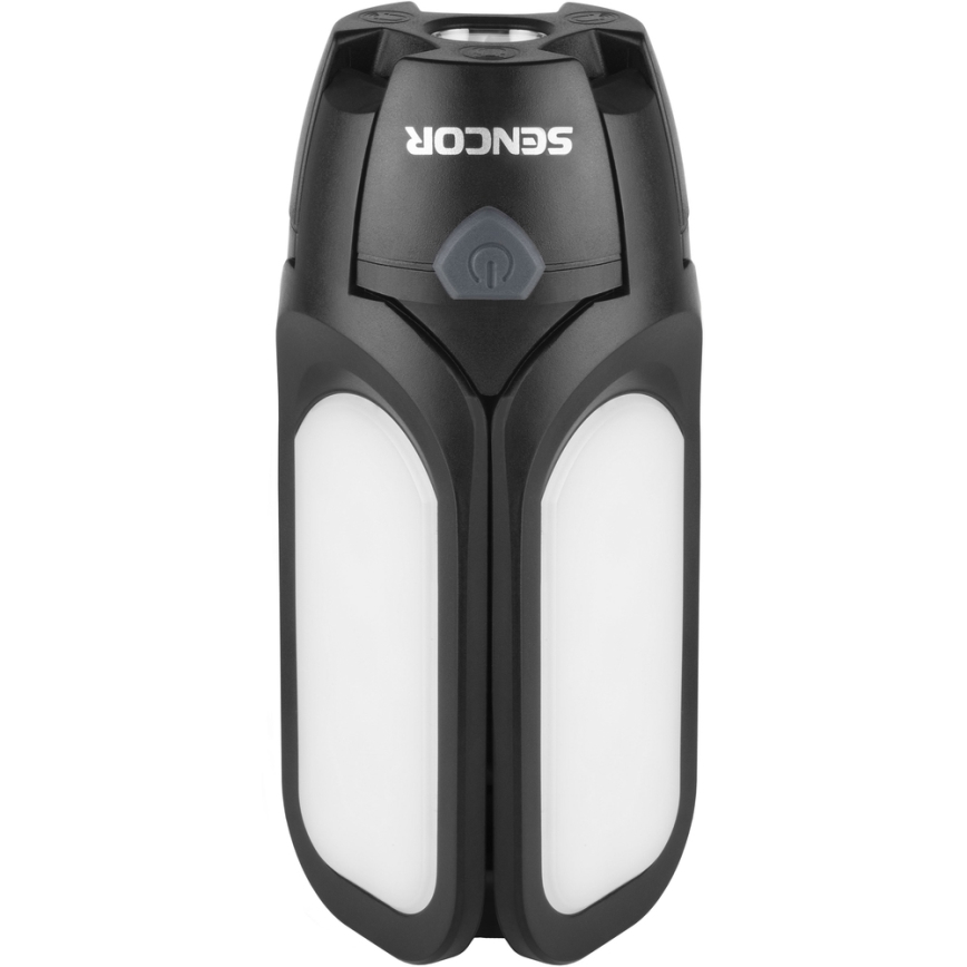 Sencor - Linterna LED recargable para camping con panel solar LED/3W/1600 mAh IPX4