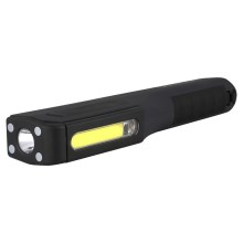 Sencor - Linterna LED LED/1W/2xAAA + LED/3W/COB