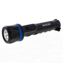Sencor - Linterna LED LED/2xAA IP62 azul