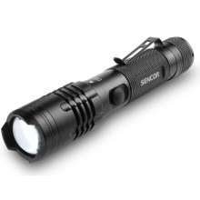 Sencor - Linterna LED recargable LED/10W IP22 negro