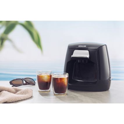 Sencor - Máquina de café con dos tazas 500W/230V negro