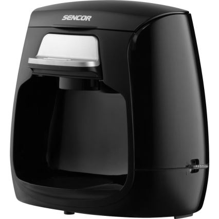 Sencor - Máquina de café con dos tazas 500W/230V negro