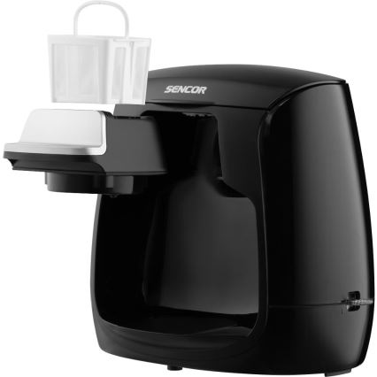 Sencor - Máquina de café con dos tazas 500W/230V negro