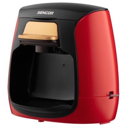 Sencor - Máquina de café con dos tazas 500W/230V rojo/negro