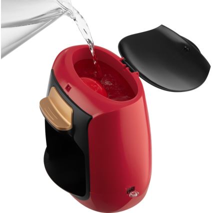 Sencor - Máquina de café con dos tazas 500W/230V rojo/negro