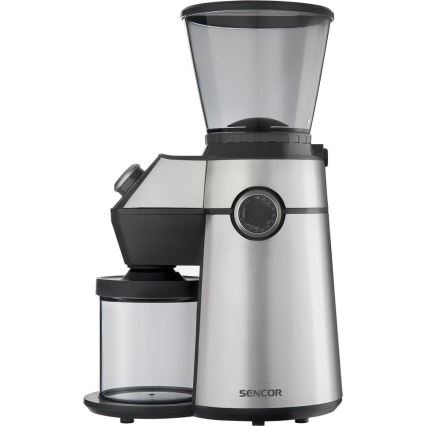 Sencor - Molinillo eléctrico de café en grano 350 g 150W/230V acero inoxidable