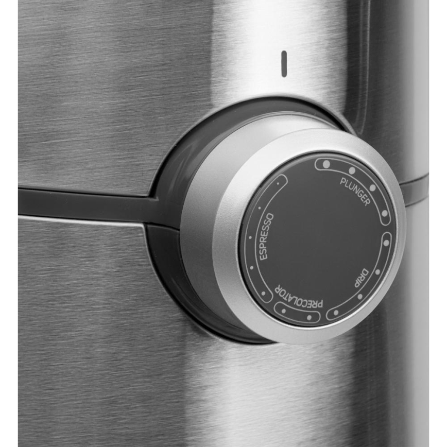 Sencor - Molinillo eléctrico de café en grano 350 g 150W/230V acero inoxidable