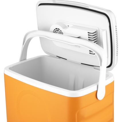 Sencor - Nevera portátil para coche 22 l 45W/12V naranja/blanco