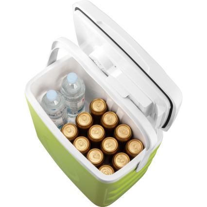 Sencor - Nevera portátil para coche 30 l 55W/5V/12V/230V verde/blanco