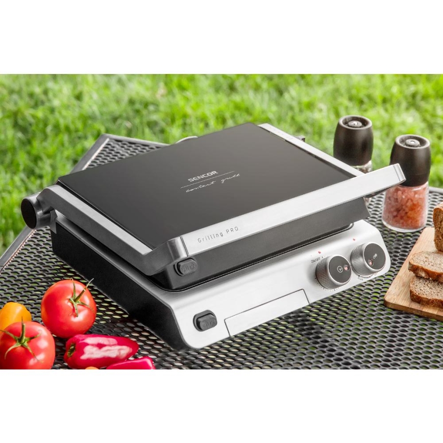 Sencor - Parrilla de contacto 2000W/230V