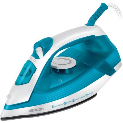 Sencor - Plancha de vapor 2000W/230V azul/blanco