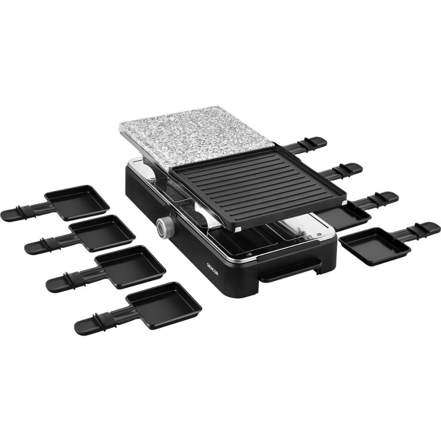 Sencor - Raclette grill con accesorios 1400W/230V