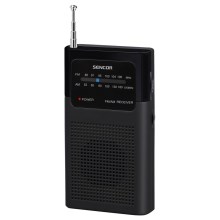 Sencor - Radio de bolsillo FM/AM 2xAAA