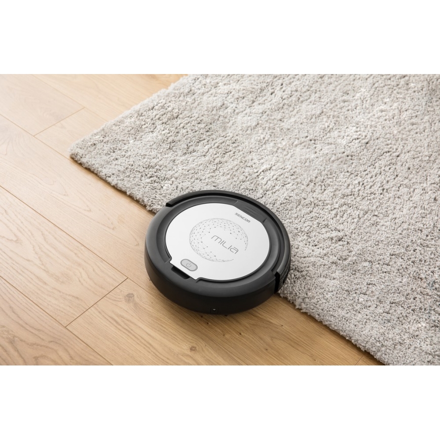 Sencor - Robot aspirador con mopa 2en1 15W/14,4V 1500 mAh negro