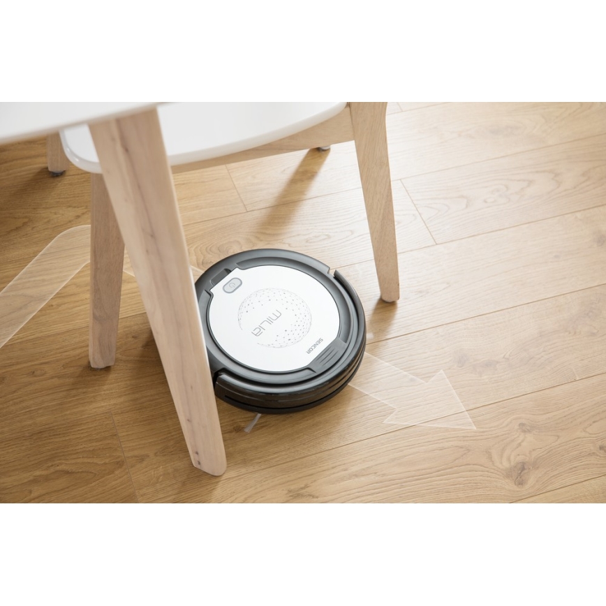 Sencor - Robot aspirador con mopa 2en1 15W/14,4V 1500 mAh negro