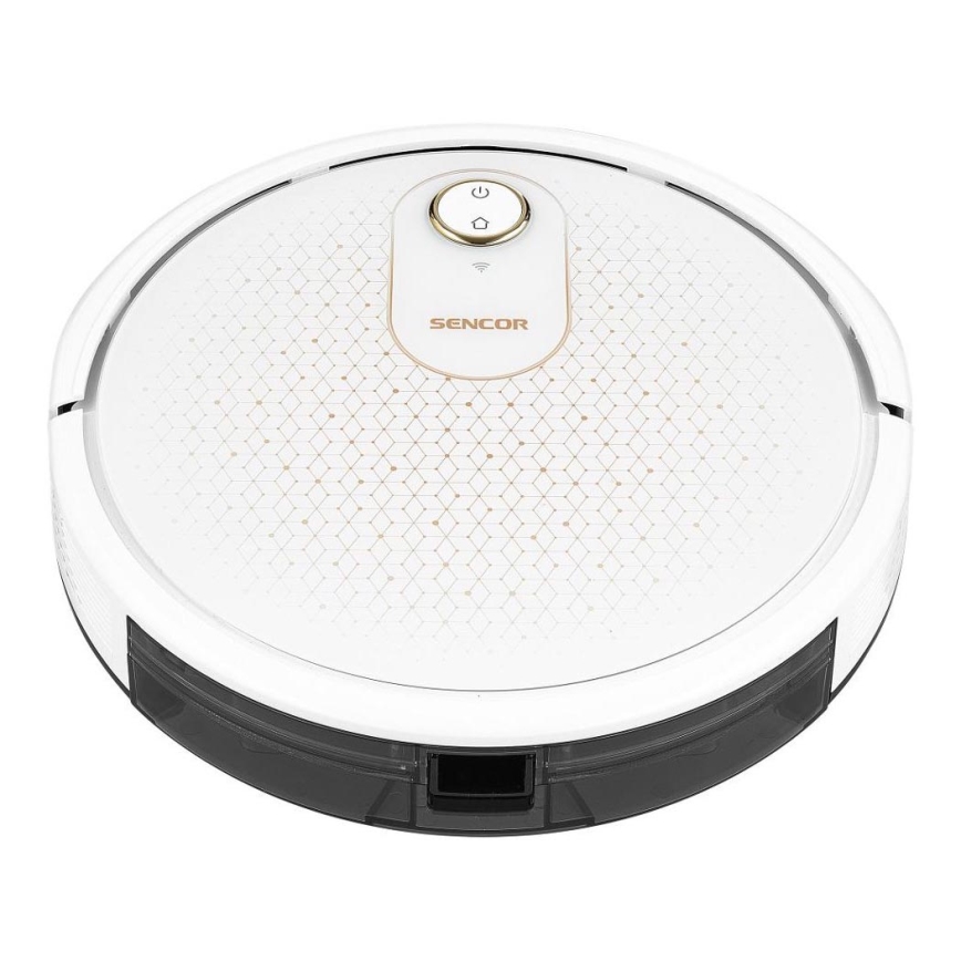 Sencor - Robot aspirador inteligente con fregona 2en1 28W/2600 mAh Wi-Fi blanco + control remoto