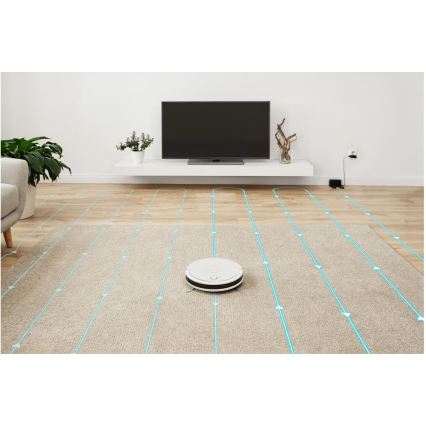 Sencor - Robot aspirador inteligente con fregona 2en1 28W/2600 mAh Wi-Fi blanco + control remoto