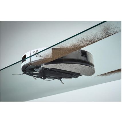 Sencor - Robot aspirador inteligente con fregona 2en1 28W/2600 mAh Wi-Fi blanco + control remoto