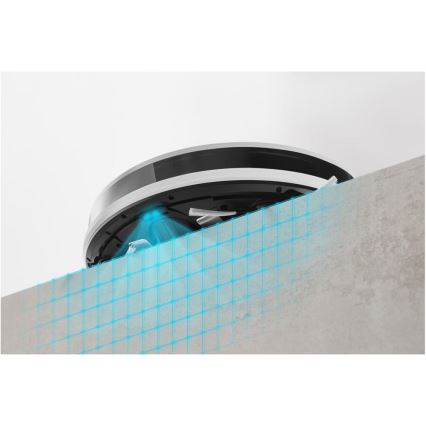 Sencor - Robot aspirador inteligente con fregona 2en1 28W/2600 mAh Wi-Fi blanco + control remoto
