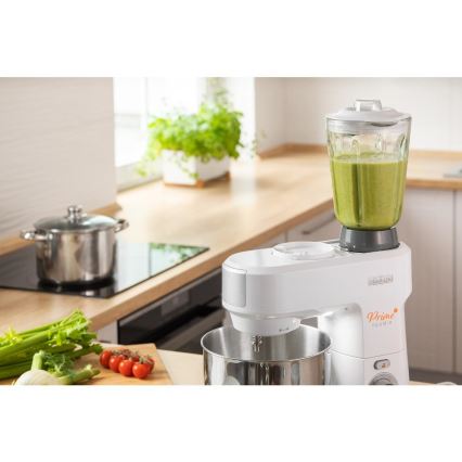 Sencor - Robot de cocina con cuenco de acero inoxidable 1000W/230V blanco