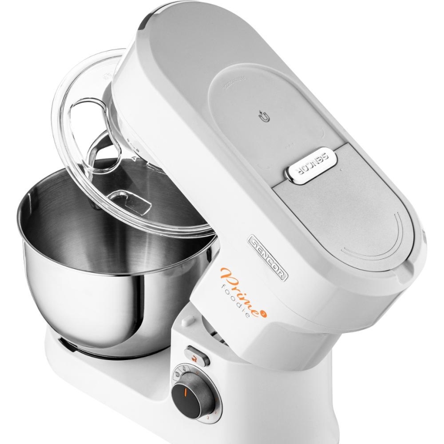 Sencor - Robot de cocina con cuenco de acero inoxidable 1000W/230V blanco