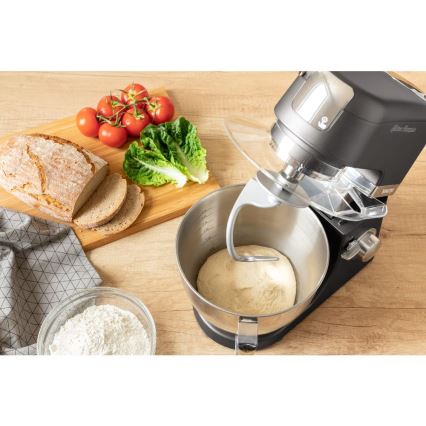 Sencor - Robot de cocina con cuenco de acero inoxidable 1000W/230V gris