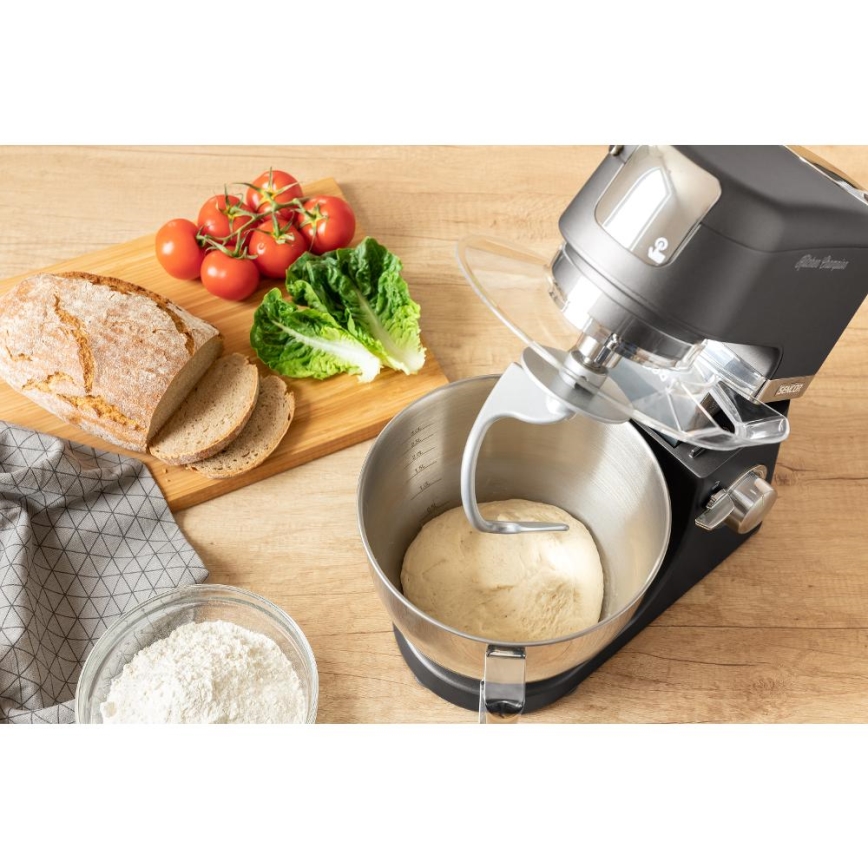 Sencor - Robot de cocina con cuenco de acero inoxidable 1000W/230V gris