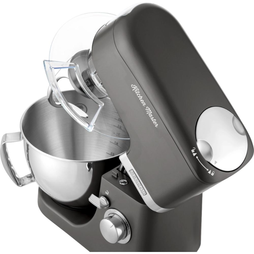Sencor - Robot de cocina con cuenco de acero inoxidable 1000W/230V gris