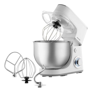 Sencor - Robot de cocina con cuenco de acero inoxidable 1300W/230V blanco