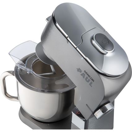 Sencor - Robot de cocina multifuncional con cuenco de acero inoxidable 1500W/230V cromo mate