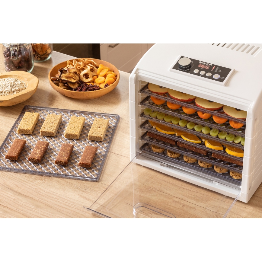 Sencor - Secador de alimentos 500W/230V blanco