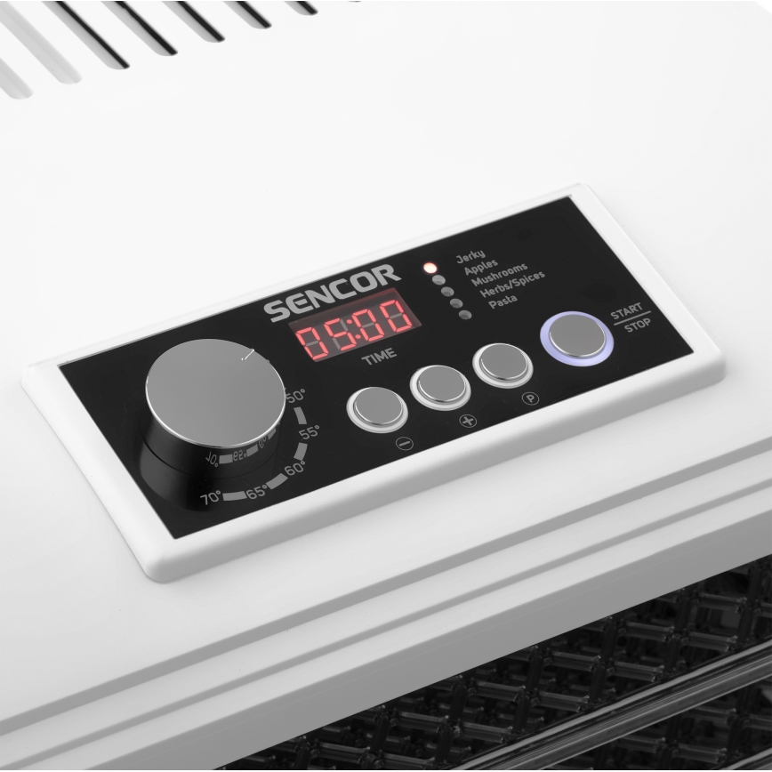 Sencor - Secador de alimentos 500W/230V blanco