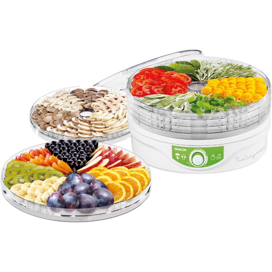 Sencor - Secador de alimentos con termorregulación 250W/230V