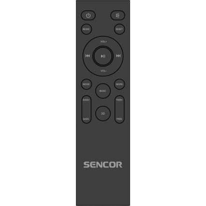 Sencor - Soundbar 200W/230V + control remoto